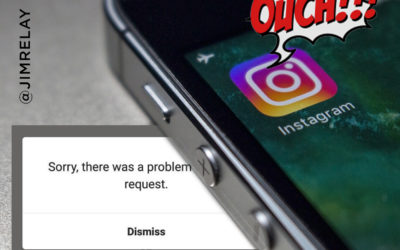 Hay un error al guardar su cambios en Instagram